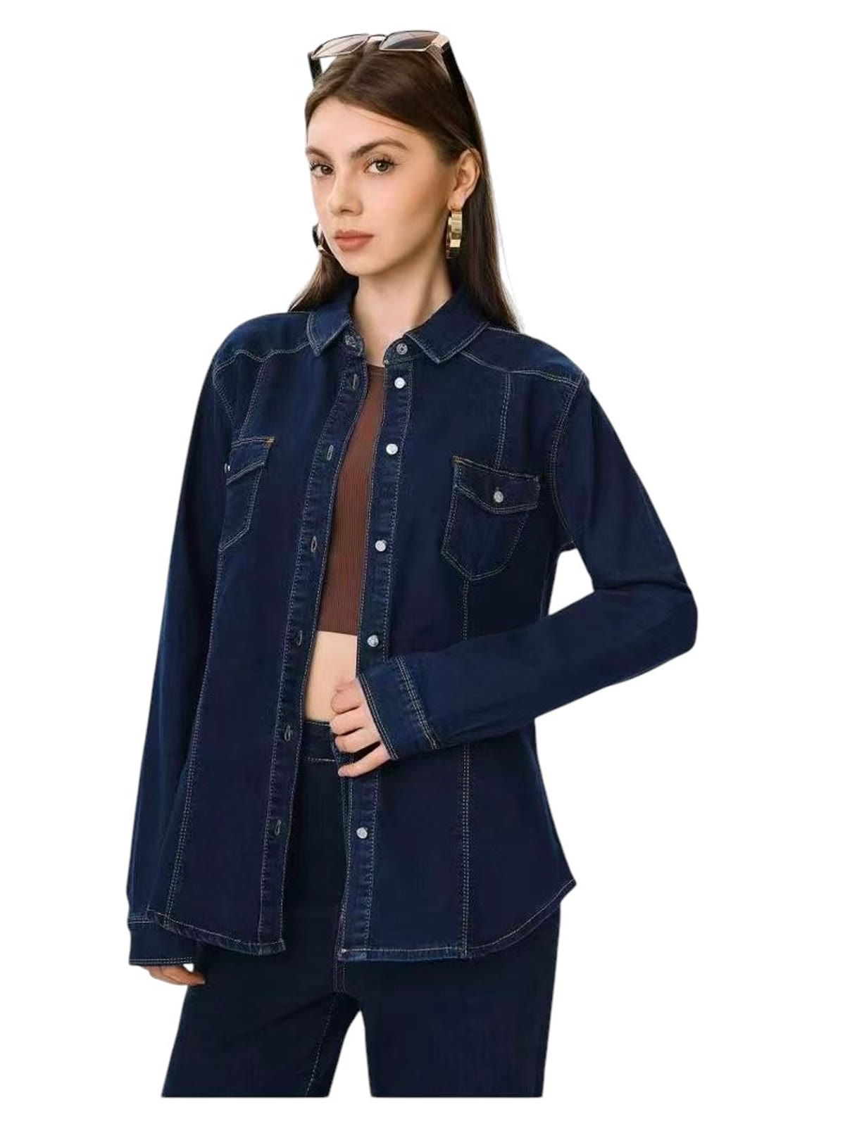 Denim jackets and shirts