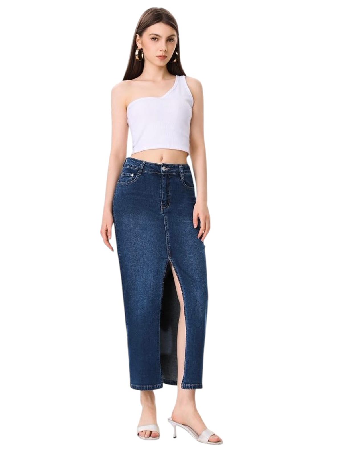 Denim skirt
