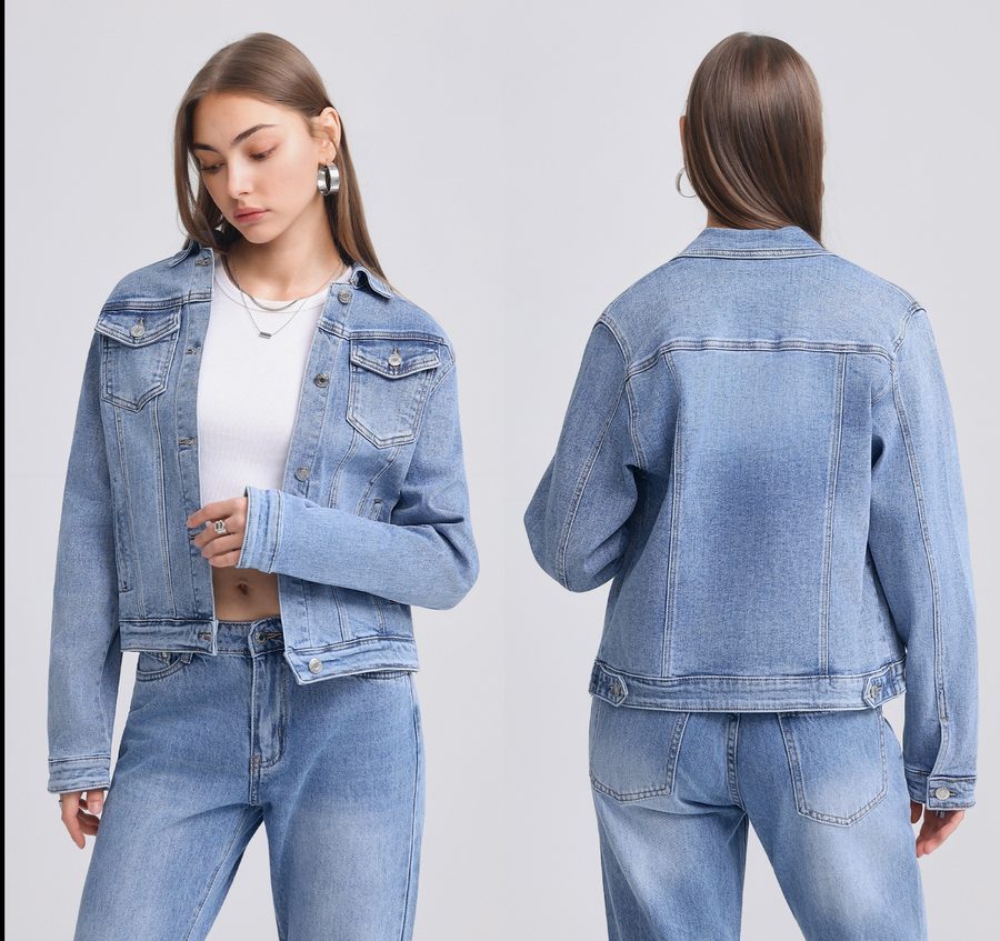 Ref. 8566 - Denim Jacket Curvy