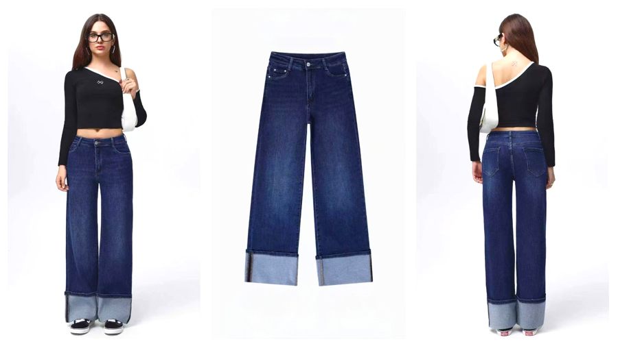 Ref. 8446 - Wide Leg Cuffed
