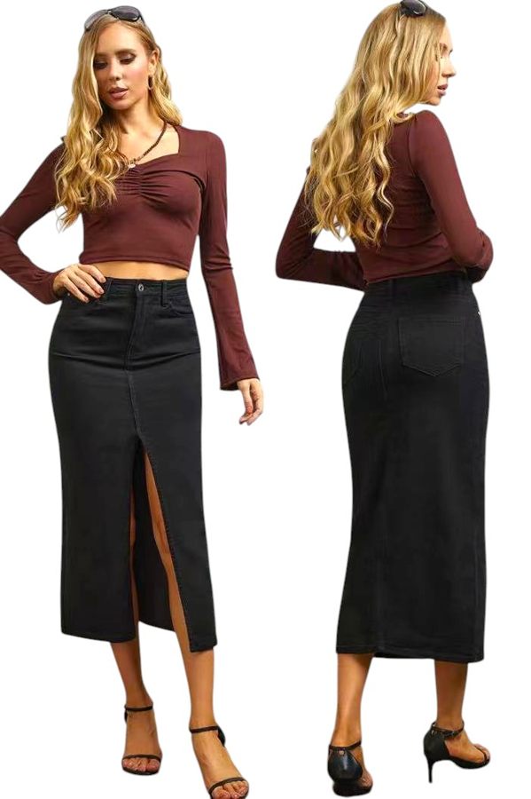 Ref. 8086-1 - Long Skirt Slit